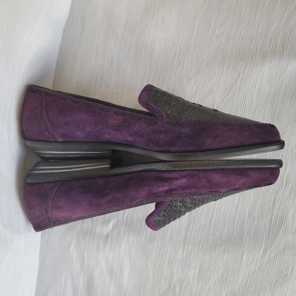 CASADEI Italian high quality luxury monogram shoe 36 loafer slip on flat - Picture 8 of 17